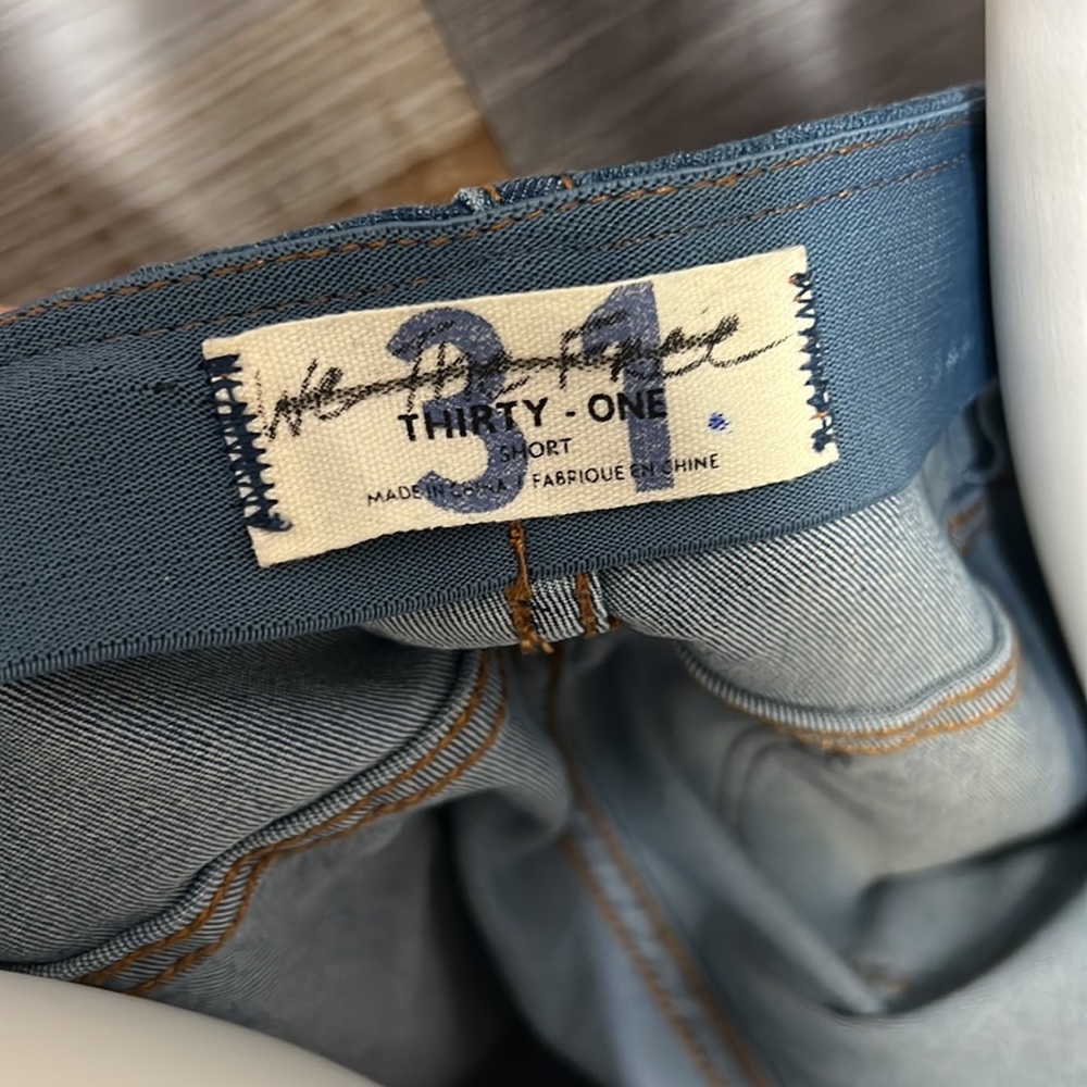 Free People Penny Pull-On Flare Jeans blue size 31 - Picture 5 of 7